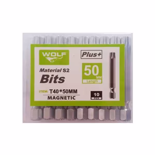 مجموعه 10 عددی سری پیچ گوشتی ستاره ای T40