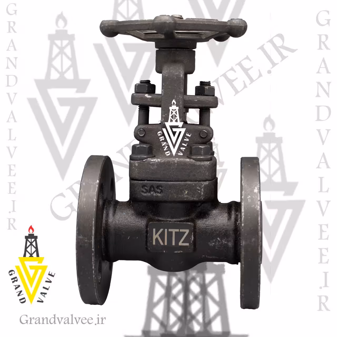 کد:1001 شیر فلکه کشویی &quot;1/2 اینچ کلاس 150 فولاد فورج