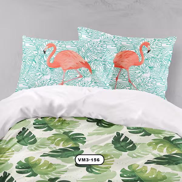 ست روتختی فانتزی دستیکور مدل فلامینگو