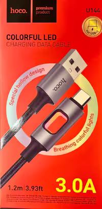 کابل hoco مدل u144 با کانکتور USB به Type-C