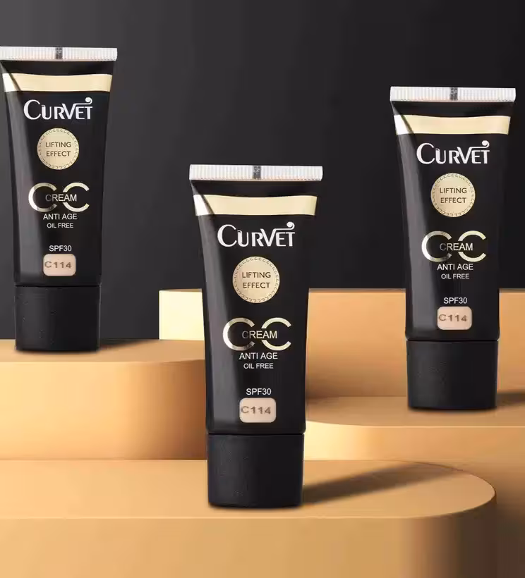 کرم پودر تیوپی CC کوروت CURVET شماره 113