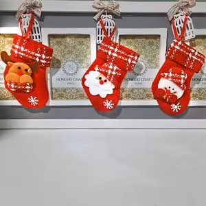 اویز جوراب بابانوئل 15 سانتی کد 763-20