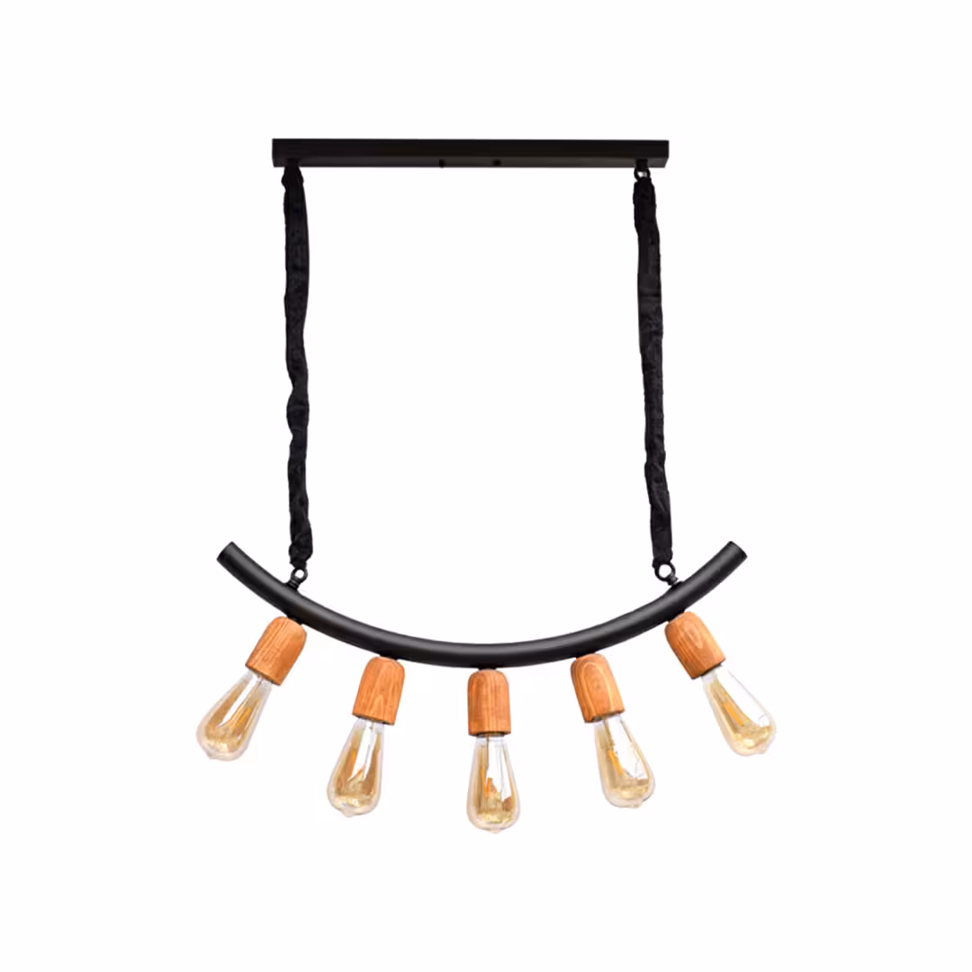 آویز منحنی 5 شعله