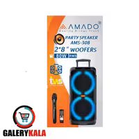 اسپیکر و پارتی باکس AMADO مدل AMS-308