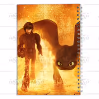 دفتر مشق کارتون چگونه اژدهای خود را تربیت کنیم