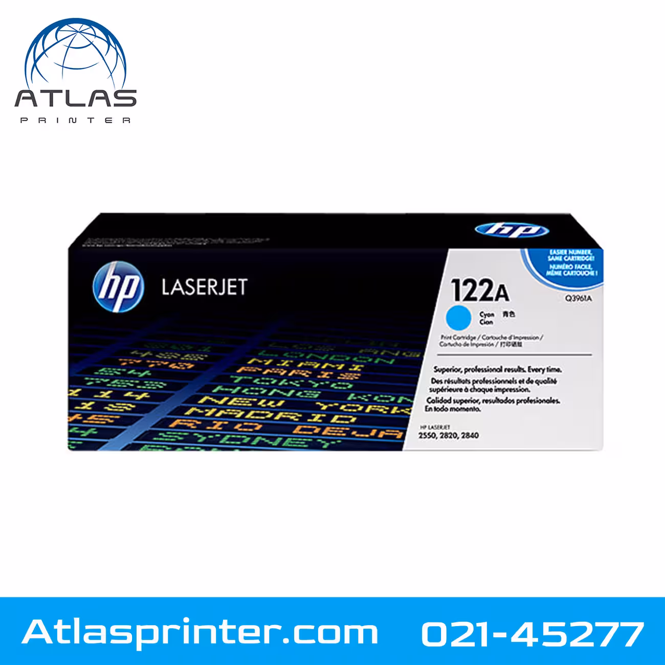 کارتریج لیزری اچ پی HP 122A آبی