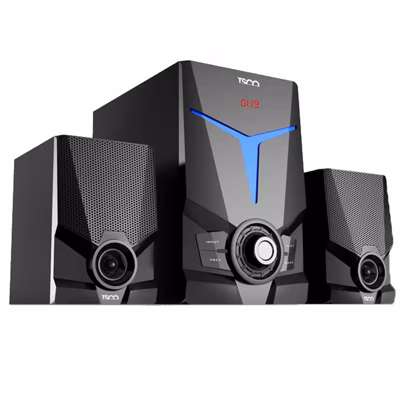 اسپیکر 3 تکه دسکتاپ رم و فلش خور تسکو مدل TS2193