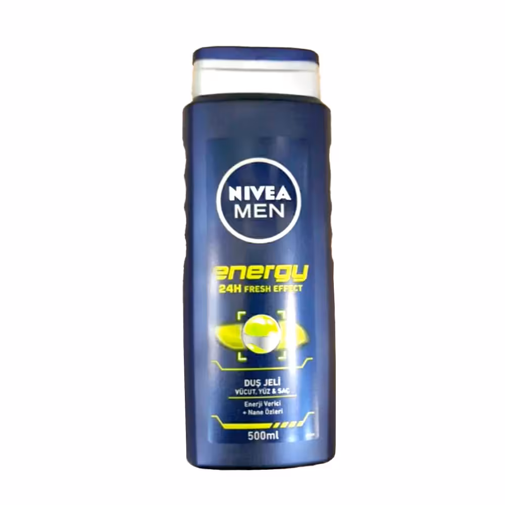 شامپو سر وبدن مردانه NIVEA MEN Energy نیوآ انرژی 500 میل