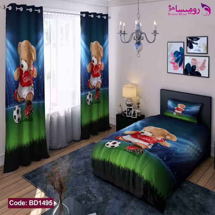 قیمت و خرید روتختی طرح تدی فوتبالیست یک نفره برند دکو کد BD1495
