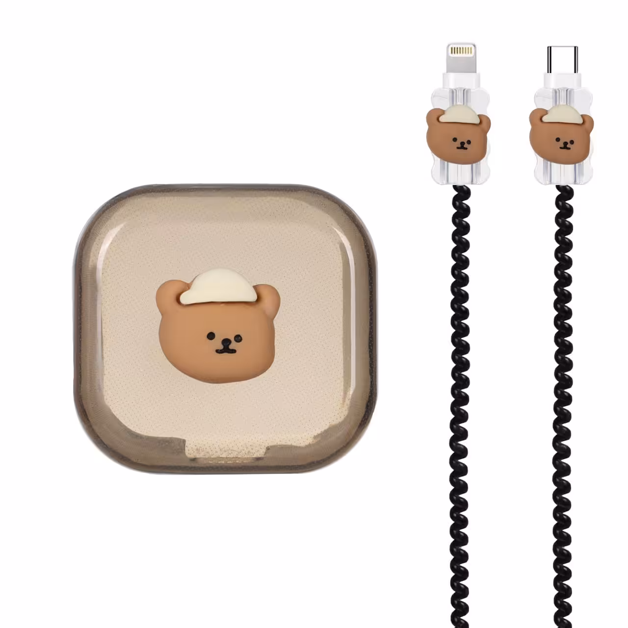 ست محافظ کابل و سری شارژر فانتزی اپل 20 وات