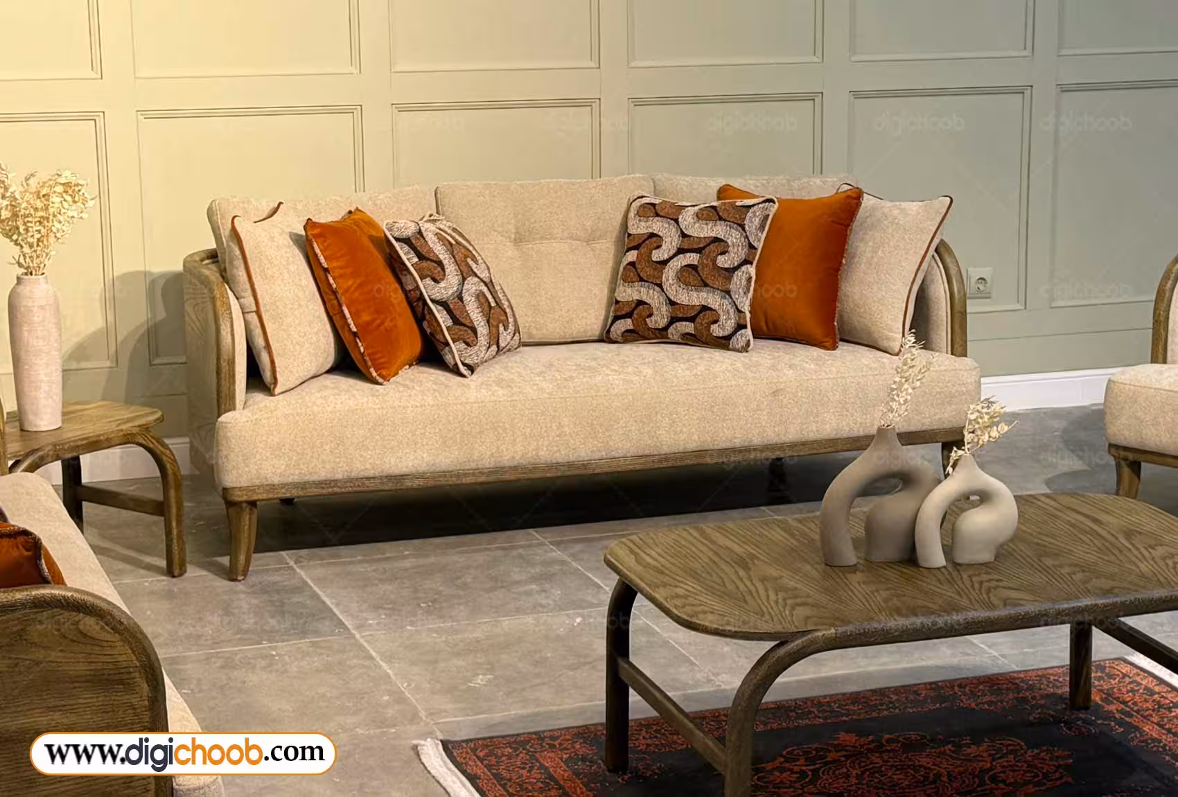 کاناپه نئوکلاسیک نیهان - خرید اقساطی