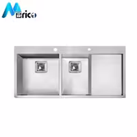 سینک اخوان کد 354 توکار دو لگنه