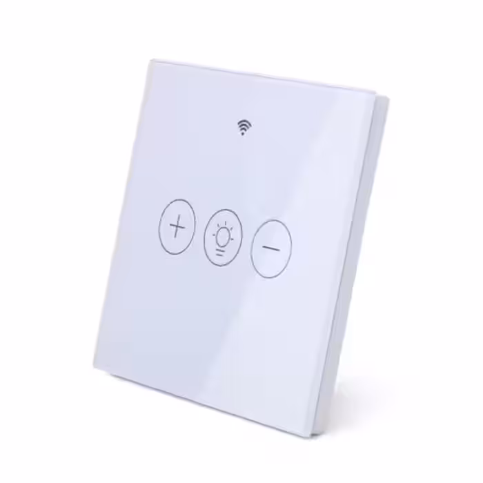 دیمر هوشمند لمسی TUYA سفید با قابلیت کنترل از طریق WiFi