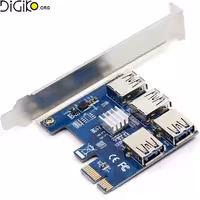 کارت تبدیل PCIE به 4 پورت MINI TECH USB3.0