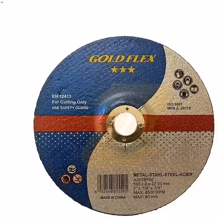 صفحه سنگ ساب آهن گلدفلکس 6×180 میلیمتر