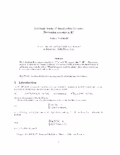 خرید و دانلود نسخه کامل کتاب Adiabatic limits of closed orbits for some Newtonian systems in R^n