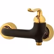 شیر توالتی مدل آرچر مشکی طلایی