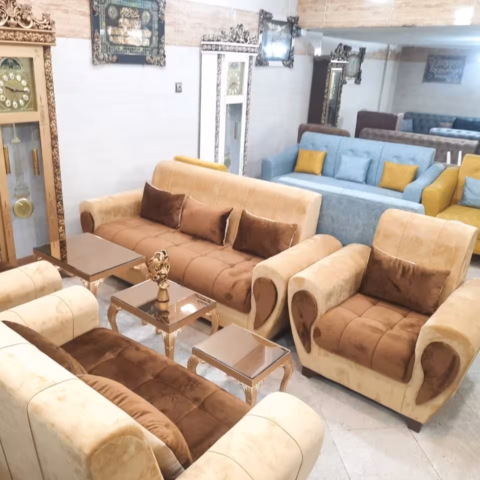 مبل  مدل فاینال+میز عسلی 