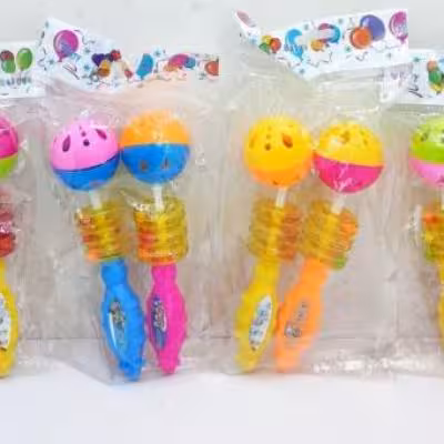 جغجغه سر توپی دو عددی سلفونی خارجی