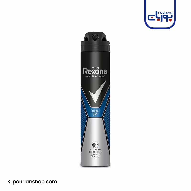 اسپری ضد تعریق آقایان رکسونا کبالت درای Rexona Cobalt Dry حجم 200 میلی لیتر
