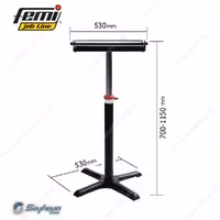 پایه نگهدارنده غلطک دار فمی مدل femi 301 - 7133716