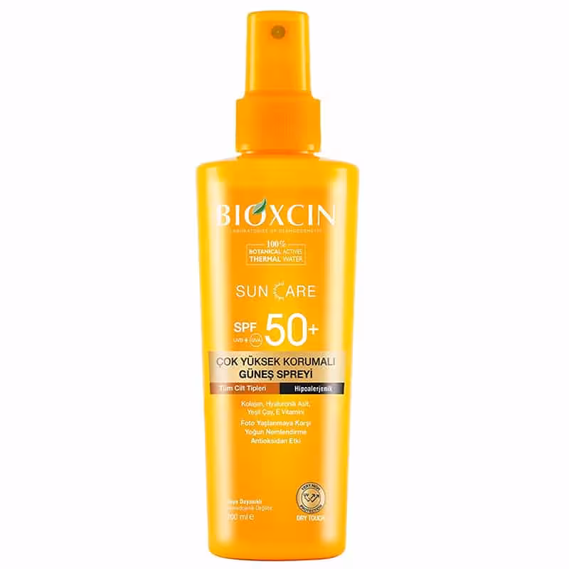اسپری ضد آفتاب بیوکسین BIOXCIN SPF50 حجم 200 میل