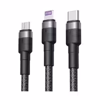 کابل شارژ سه سر ایکس او مدل Q191