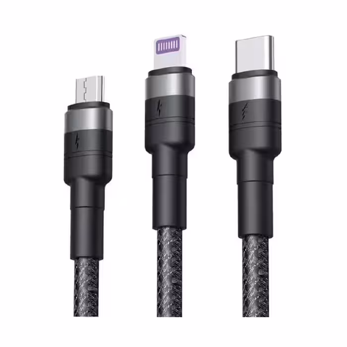 کابل شارژ سه سر ایکس او مدل Q191