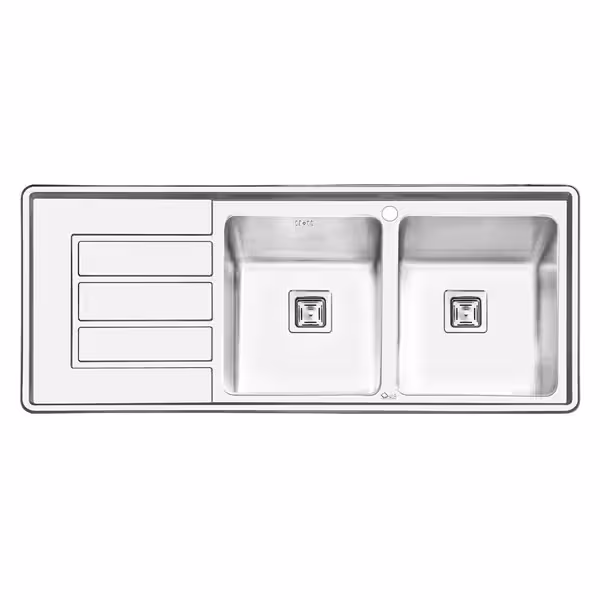 سینک فانتزی توکار ایلیااستیل مدل 2062