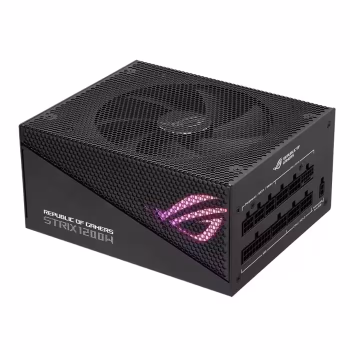 پاور کامپیوتر ایسوس مدل ROG STRIX 1200W Gold Aura Edition