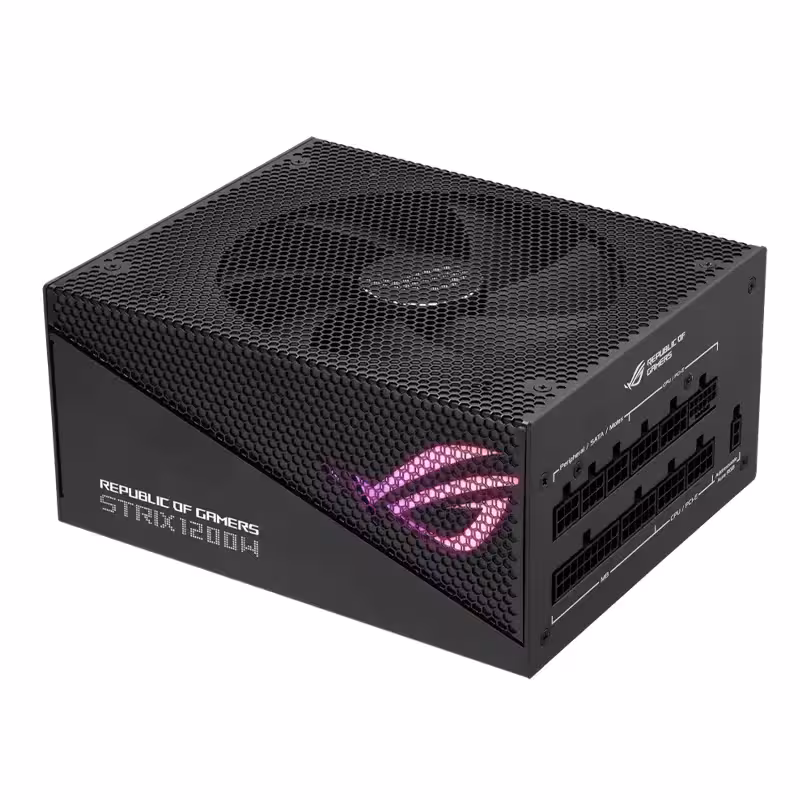 پاور کامپیوتر ایسوس مدل ROG STRIX 1200W Gold Aura Edition