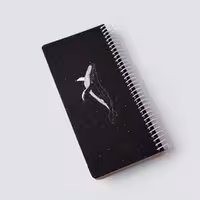 دفترچه بدون خط وال مشکی آوان (avaan)