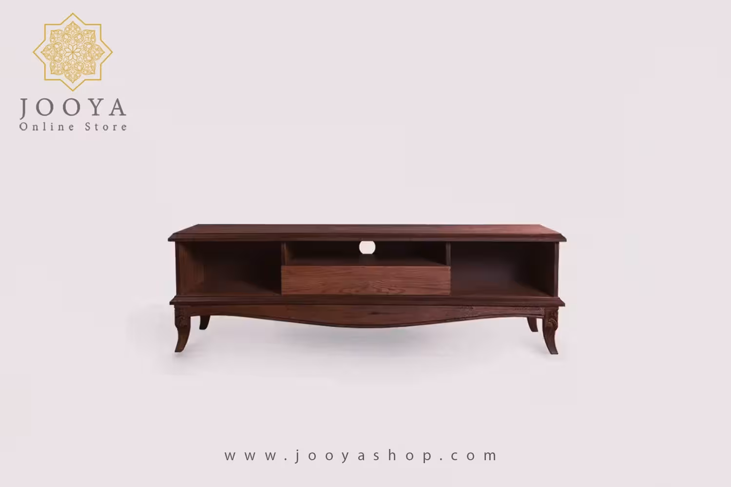 میزتلویزیون چوبی لاپند گردویی