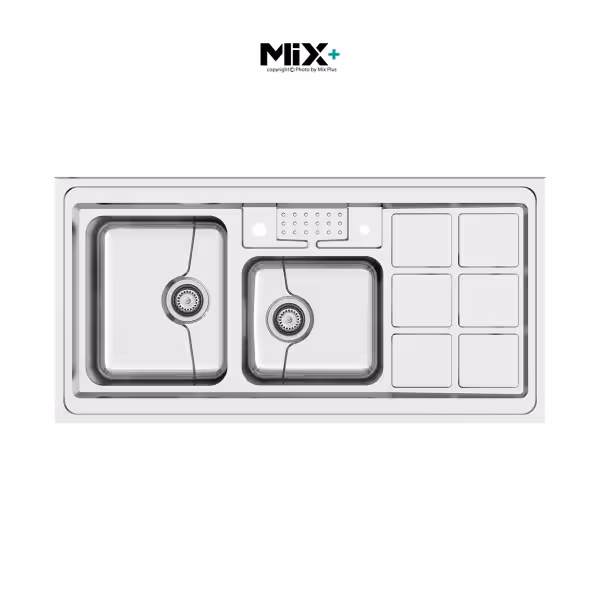 سینک ظرفشویی میکس پلاس مدل 9031P45