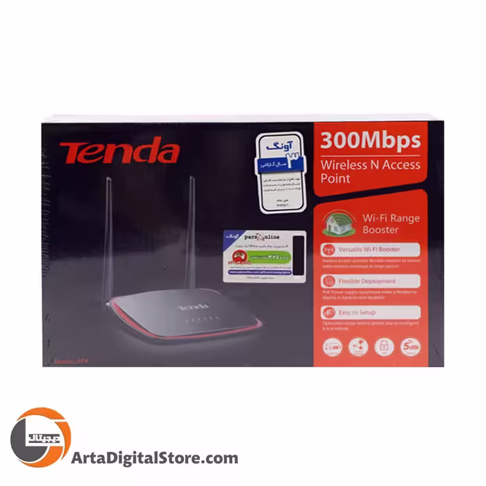 اکسس پوینت تندا Tenda AP4 300Mbp/s Black