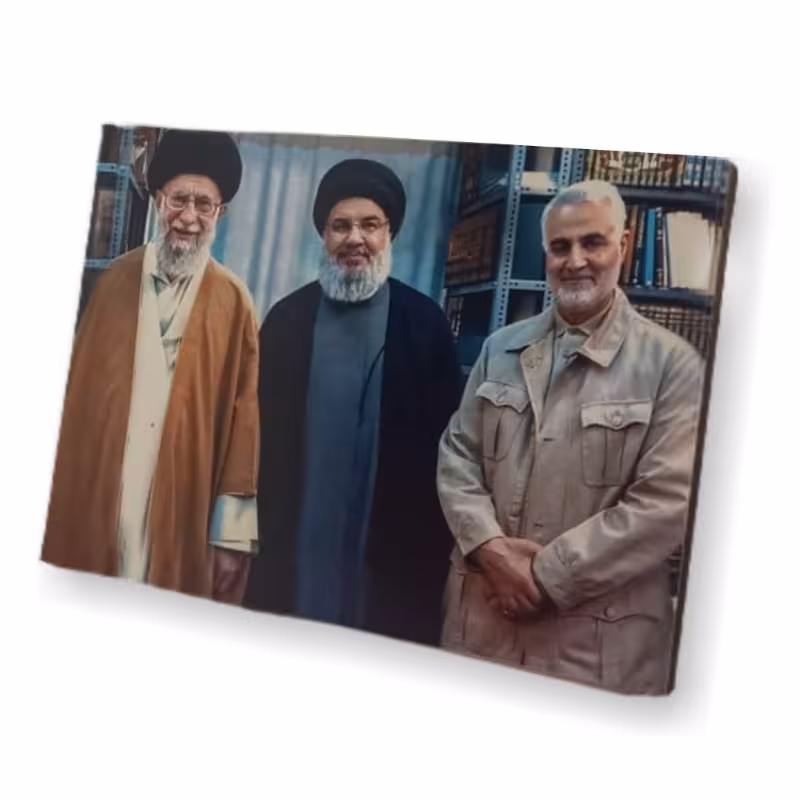 عکس شاسی سردار شهید قاسم سلیمانی ( مدل 8 )