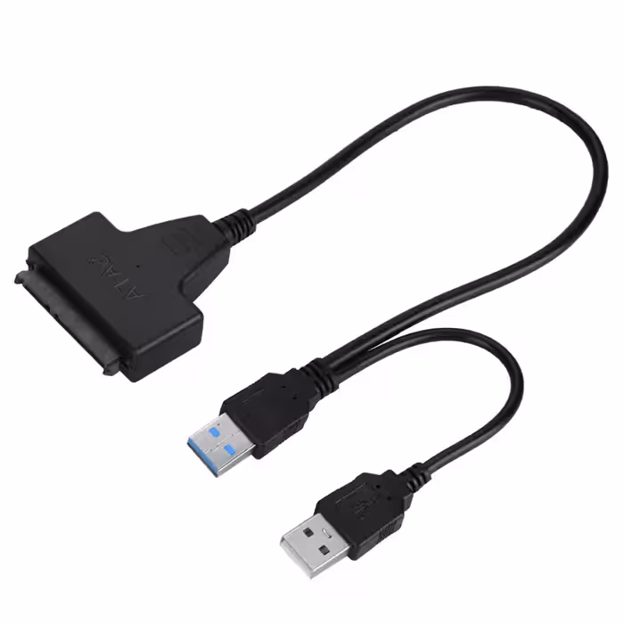 تبدیل هارد لپ تاپ 2.5 اینچ به USB3 با برق کمکی