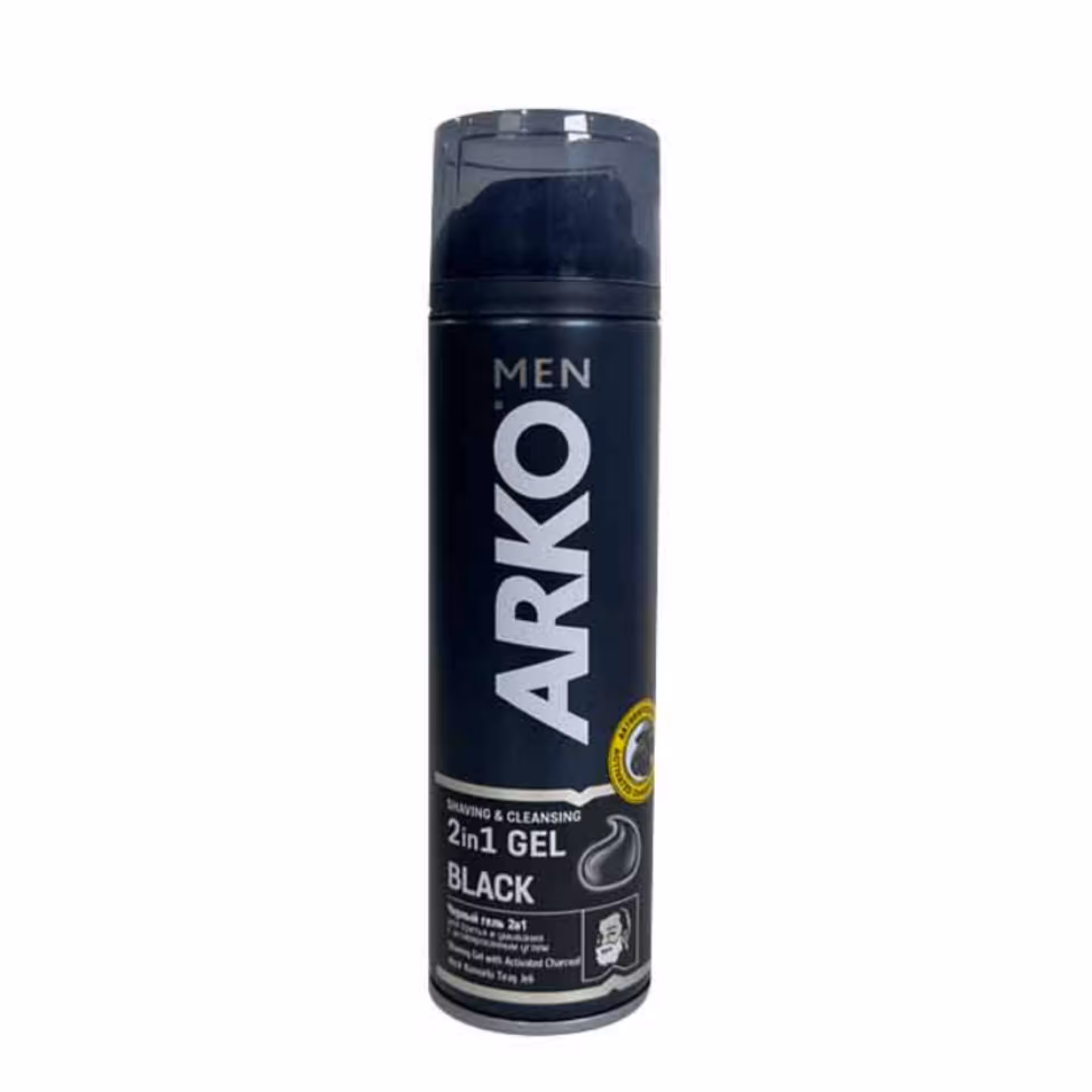 ژل اصلاح آرکو 2 در 1 بلک ARKO BLACK 2 IN 1 حجم 200 میل