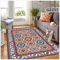 فرشینه مخمل ترک ابعاد 1در1/5طرح گلیم سنتی (ارسال رایگان)