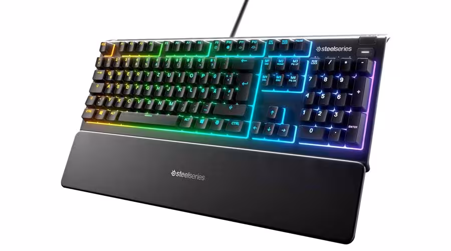 کیبورد گیمینگ استیل سریز مدل SteelSeries Apex 3