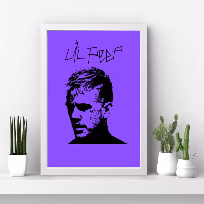 تابلو مدل لیل پیپ Lil Peep کد m2517-w