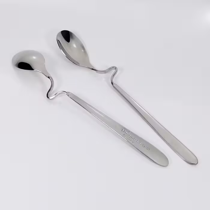 قاشق عسل خوری مدل دونا بسته 2 عددی