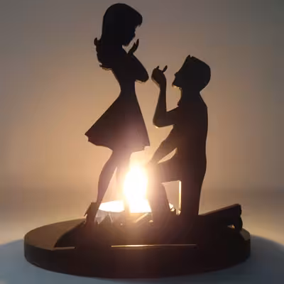 جاشمعی باروچین مدل عشق ابدی