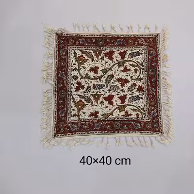 سفره قلمکار مدل باغ انگور آبنوس