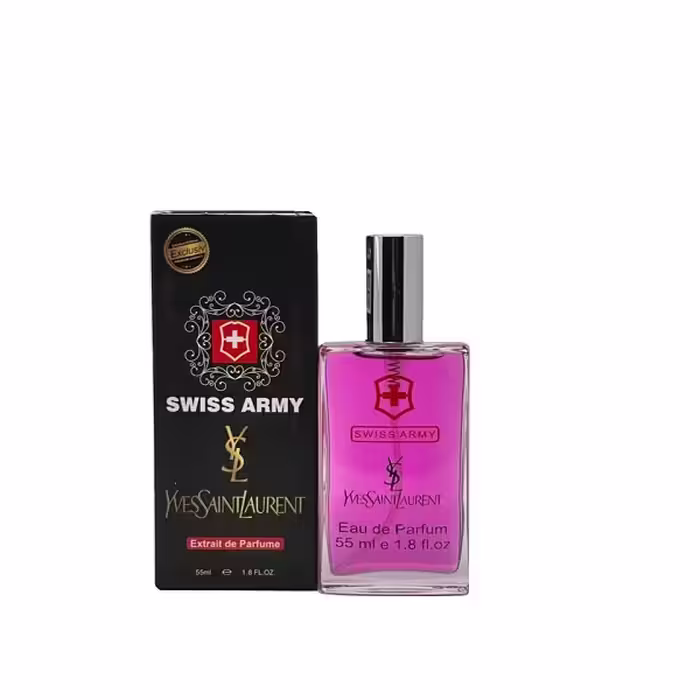 عطر جیبی زنانه سوئیس آرمی مدل  ایو سن لورن مون پاریس  حجم 55 میلی لیتر
