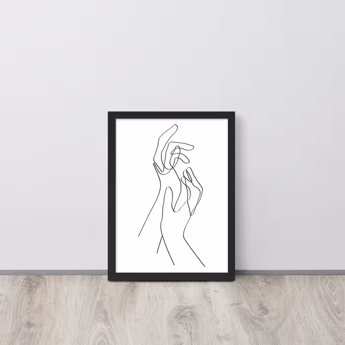 تابلو مدل دکوراتیو مینیمال دست کد 2753
