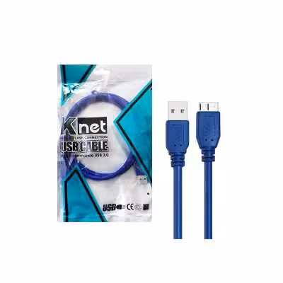 کابل هارد USB 3.0 کی نت مدل K-CUHD3010 طول 1 متر