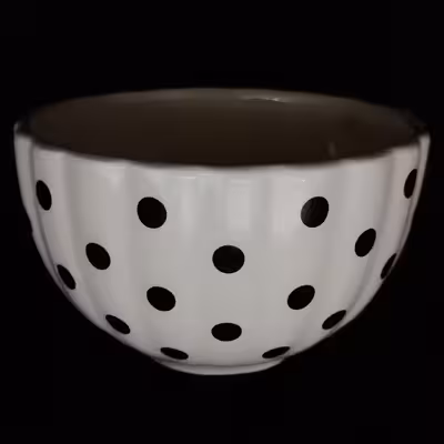 ست فنجان و نعلبکی سرامیکی هیوا طرح خالدار کد 11274870