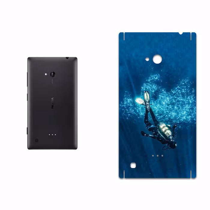 برچسب پوششی ماهوت مدل Scuba Diving مناسب برای گوشی موبایل نوکیا Lumia 720