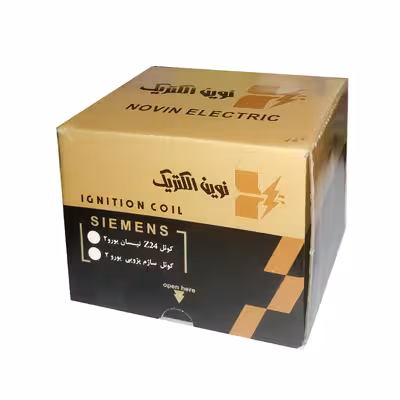 کوئل دوقلو نوین الکتریک قزوین کد C02A07 مناسب برای پراید بسته  2 عددی